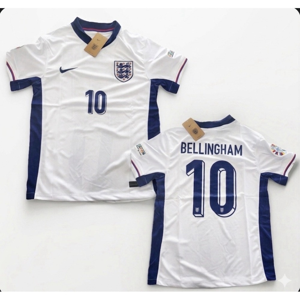 England Jude Bellingham #10 Jersey NWT Nike Euro 2024 Home White Size XL